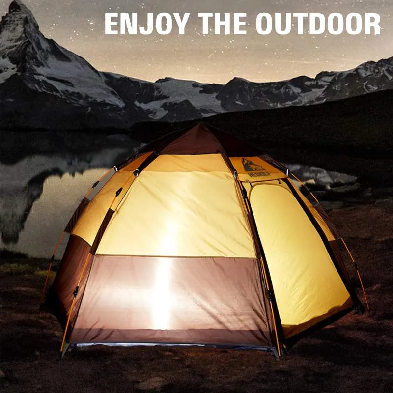 3-4/5-7 Person Auto Setup Camping Tent Anti-UV