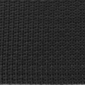 3/4 inch Polypropylene Webbing, Black (Sold per Yard)