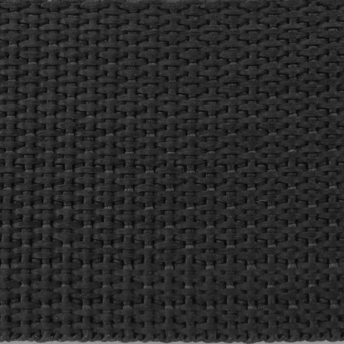 3/4 inch Polypropylene Webbing, Black (Sold per Yard)