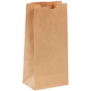 5 1/4 x 3 7/16 x 10 15/16" Kraft Hardware Bags