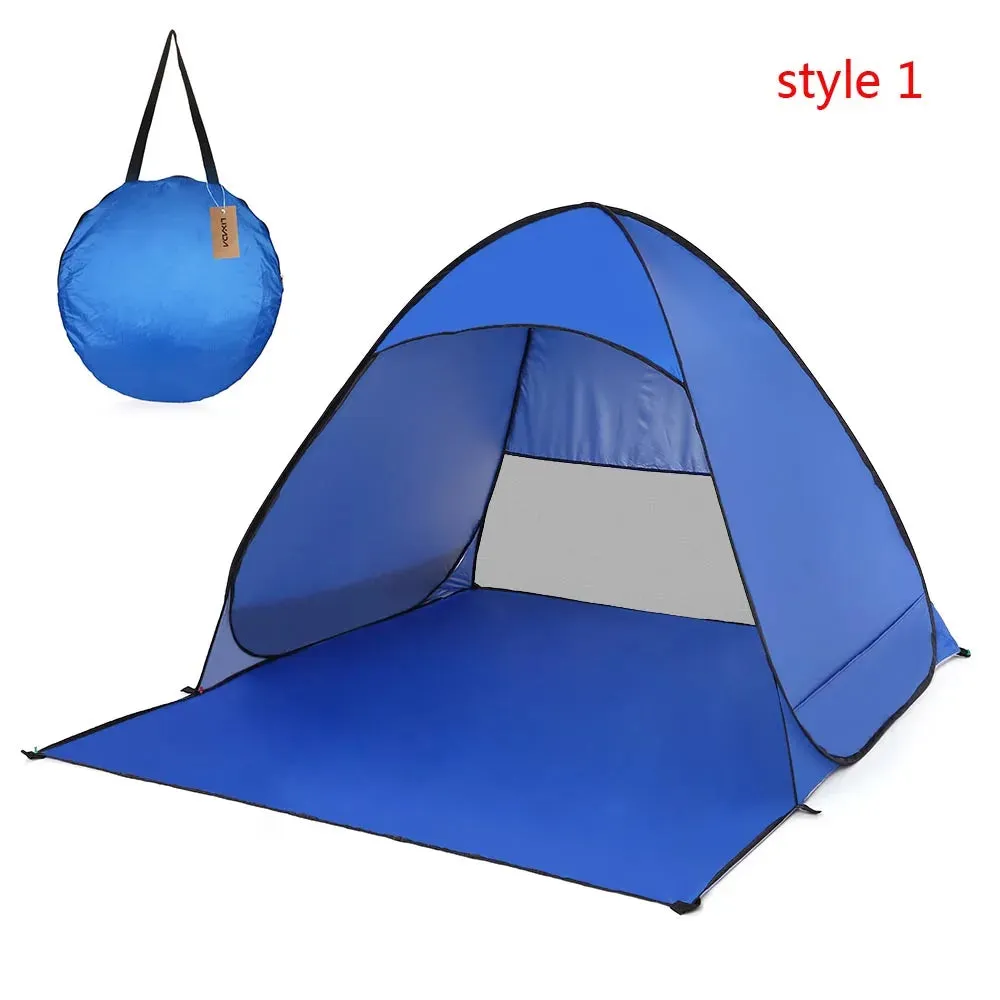 Automatic Tent UV Protection Outdoor Camping Tent Travel Instant Pop Up Beach Tent Ultralight Sun Shelter Tents Cabana Awning