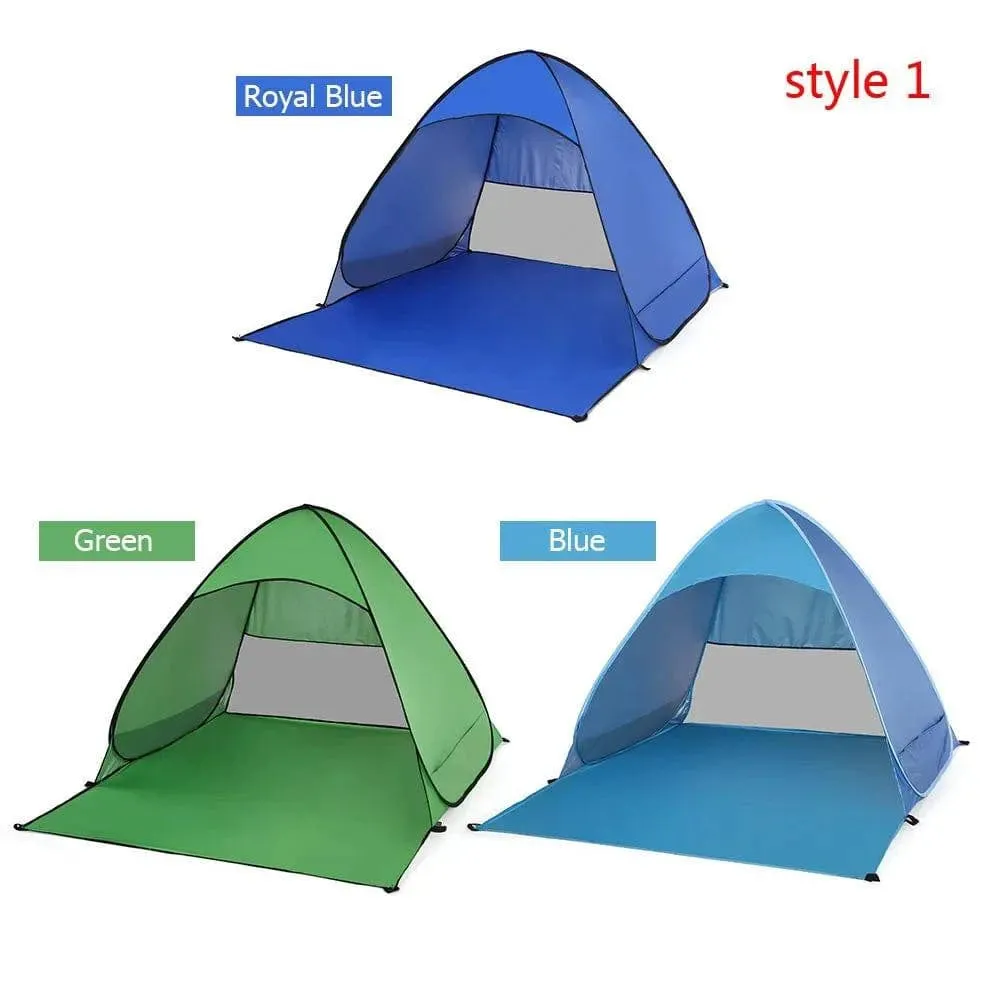 Automatic Tent UV Protection Outdoor Camping Tent Travel Instant Pop Up Beach Tent Ultralight Sun Shelter Tents Cabana Awning