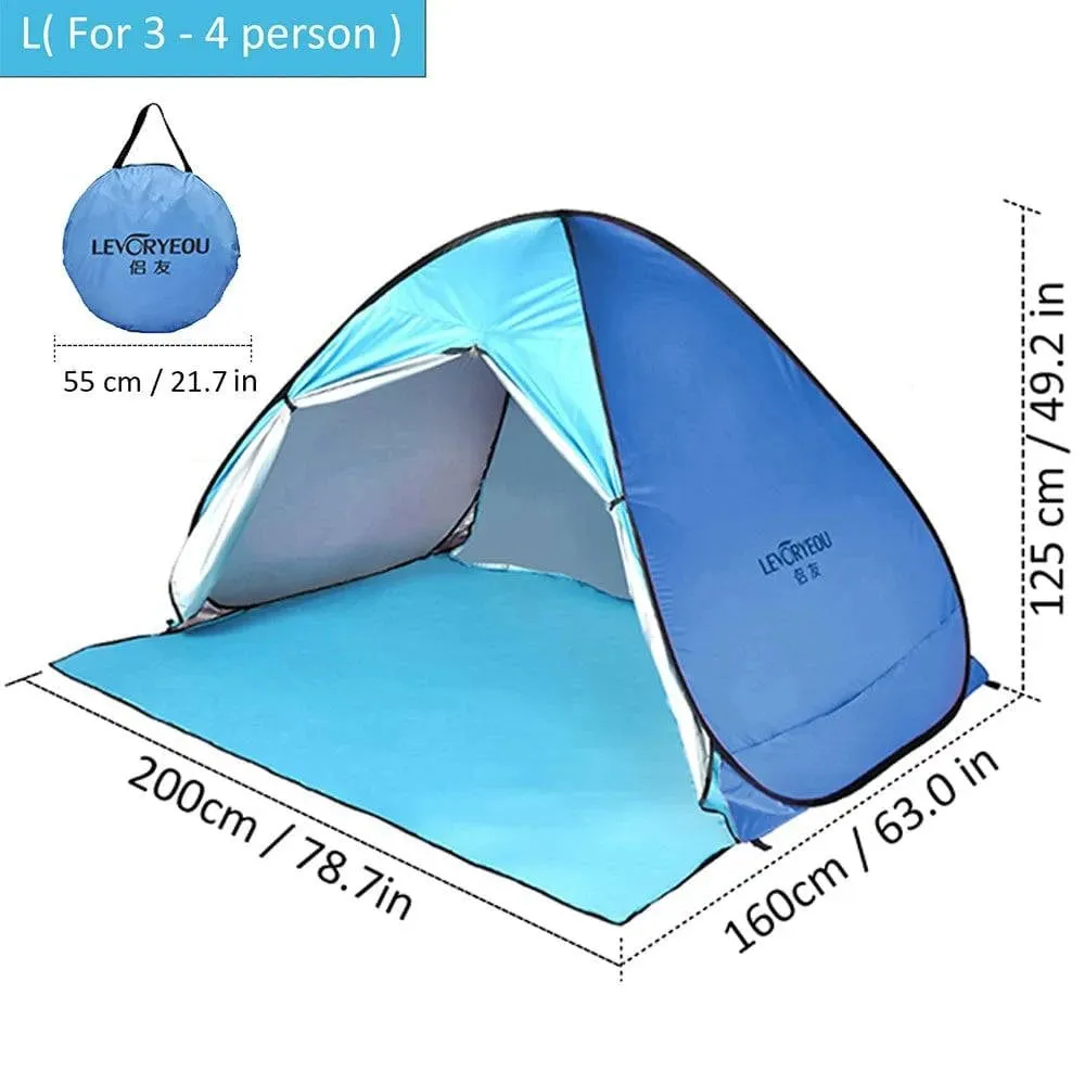 Automatic Tent UV Protection Outdoor Camping Tent Travel Instant Pop Up Beach Tent Ultralight Sun Shelter Tents Cabana Awning