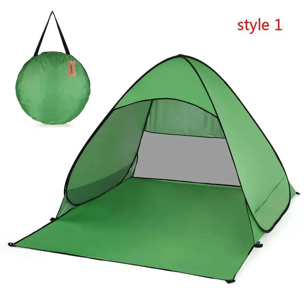 Automatic Tent UV Protection Outdoor Camping Tent Travel Instant Pop Up Beach Tent Ultralight Sun Shelter Tents Cabana Awning