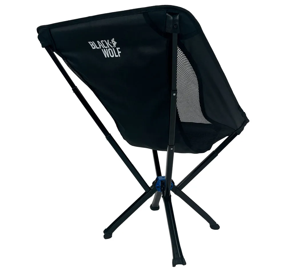 Black Wolf Quick Fold Lightweight Chair