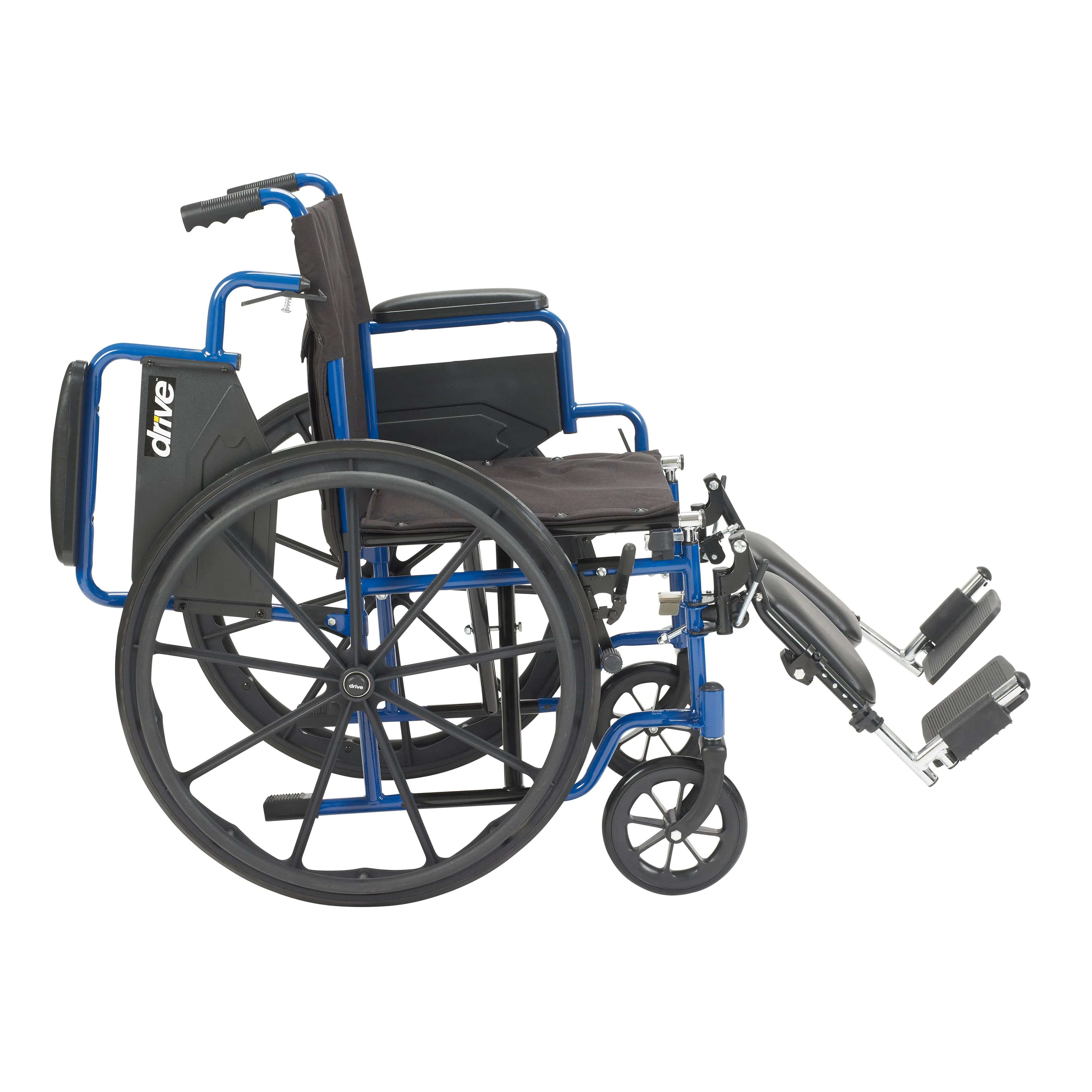 Blue Streak Wheelchair with Flip Back Desk Arms