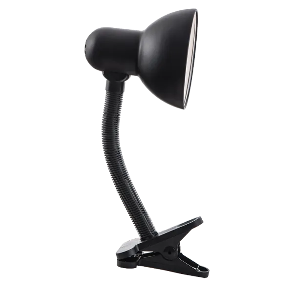 Bright Star Lighting CL005 WHITE Metal Clip On Desk Lamp