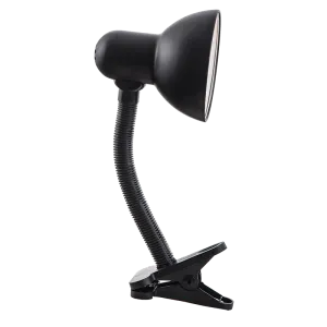 Bright Star Lighting CL005 WHITE Metal Clip On Desk Lamp