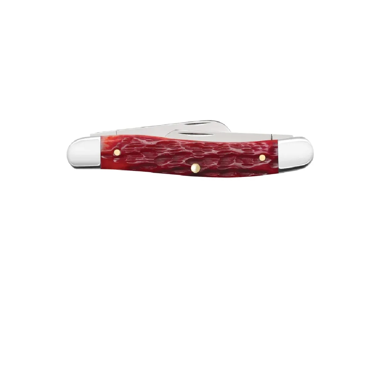 CASE KNIVES DARK RED BONE CHROME VANADIUM MEDIUM STOCKMAN