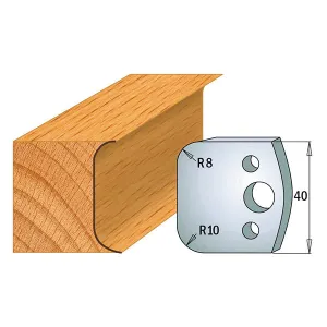 CMT Orange Tools 690.003 PROFILE KNIVES FOR INSERT SHAPER SYSTEM SP 1-37/64”x5/32”  (40x4mm)