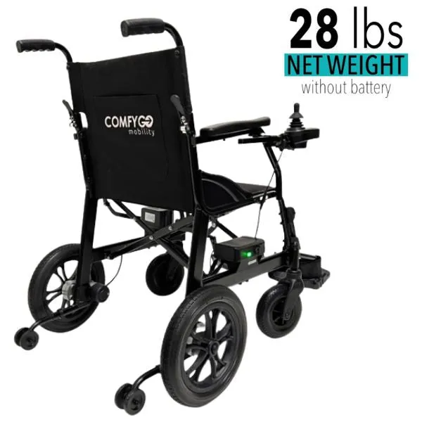 ComfyGo  X-Lite Ultra Lightweight Foldable Electric Wheelchair