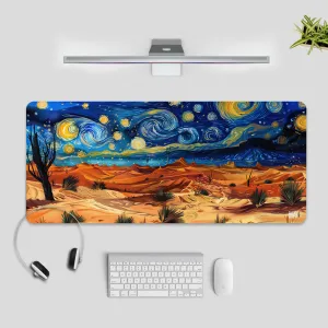 Desert | Starry Night Desk Mat