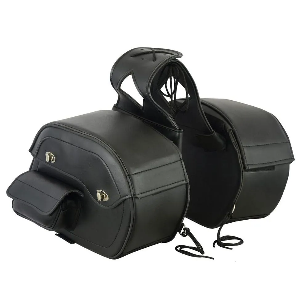 Durable 2 Strap Saddle Bag With Gun Holster