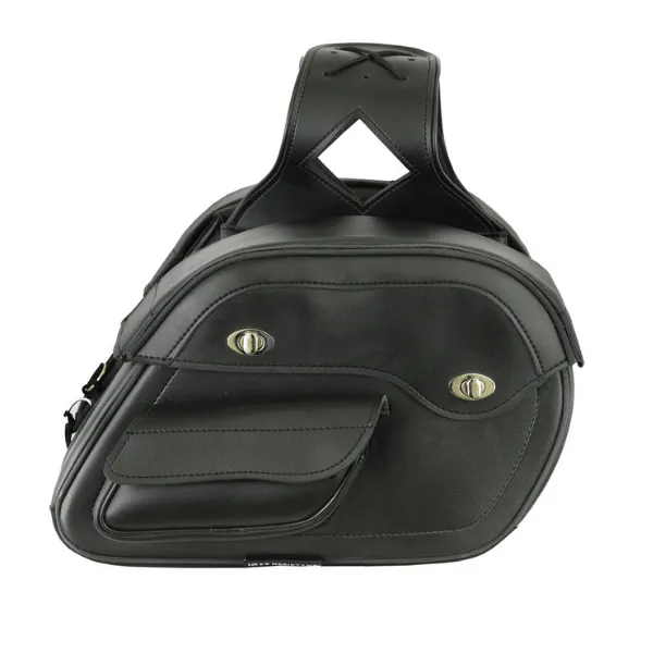 Durable 2 Strap Saddle Bag With Gun Holster