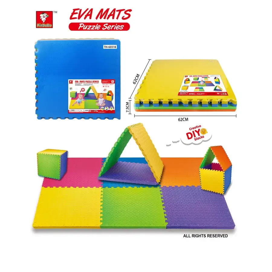 Eva Mat T-pattern floor mat 4pcs