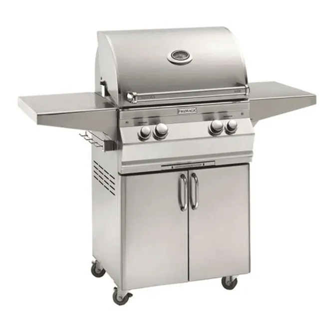 Fire Magic Aurora A430s 24-Inch Natural Gas Freestanding Grill w/ 1 Sear Burner and Analog Thermometer - A430S-7LAN-61