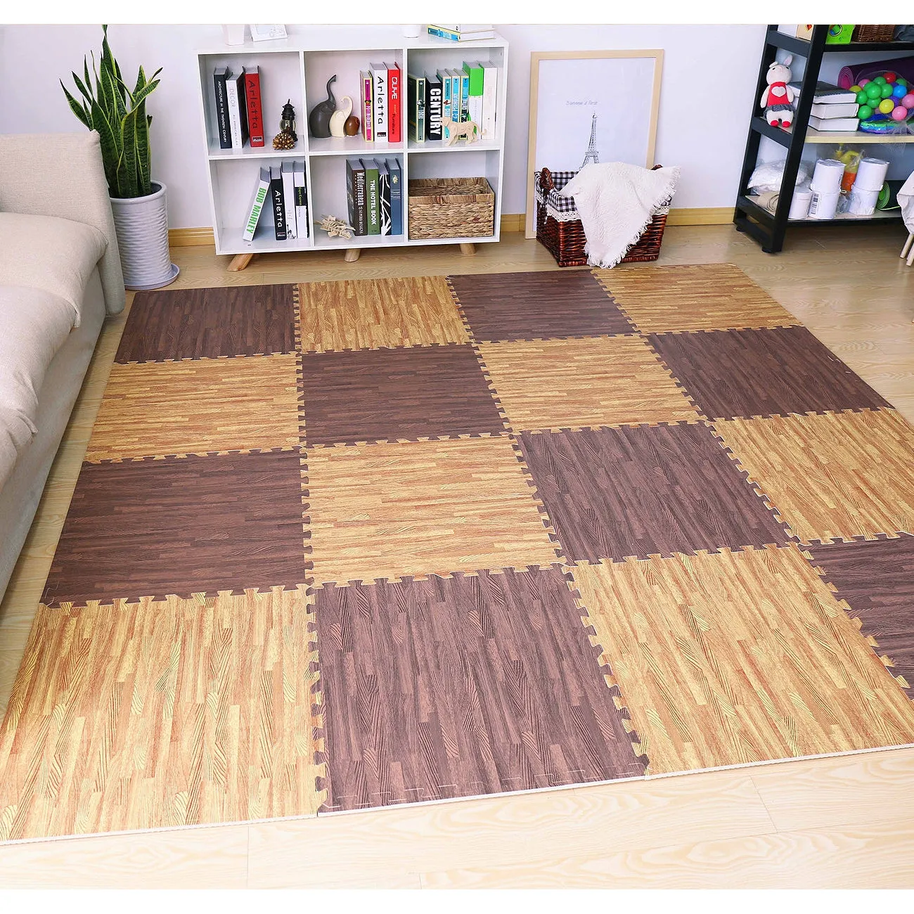 Floor Mat Interlocking Set (12 Pc)