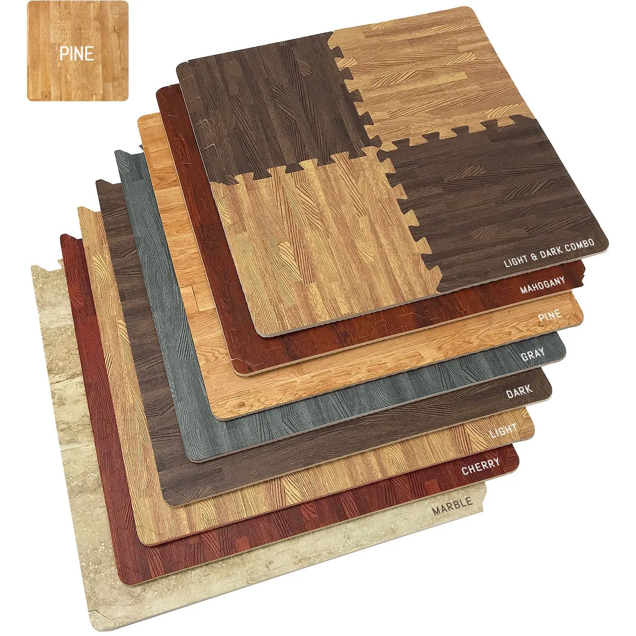 Floor Mat Interlocking Set (12Pc)