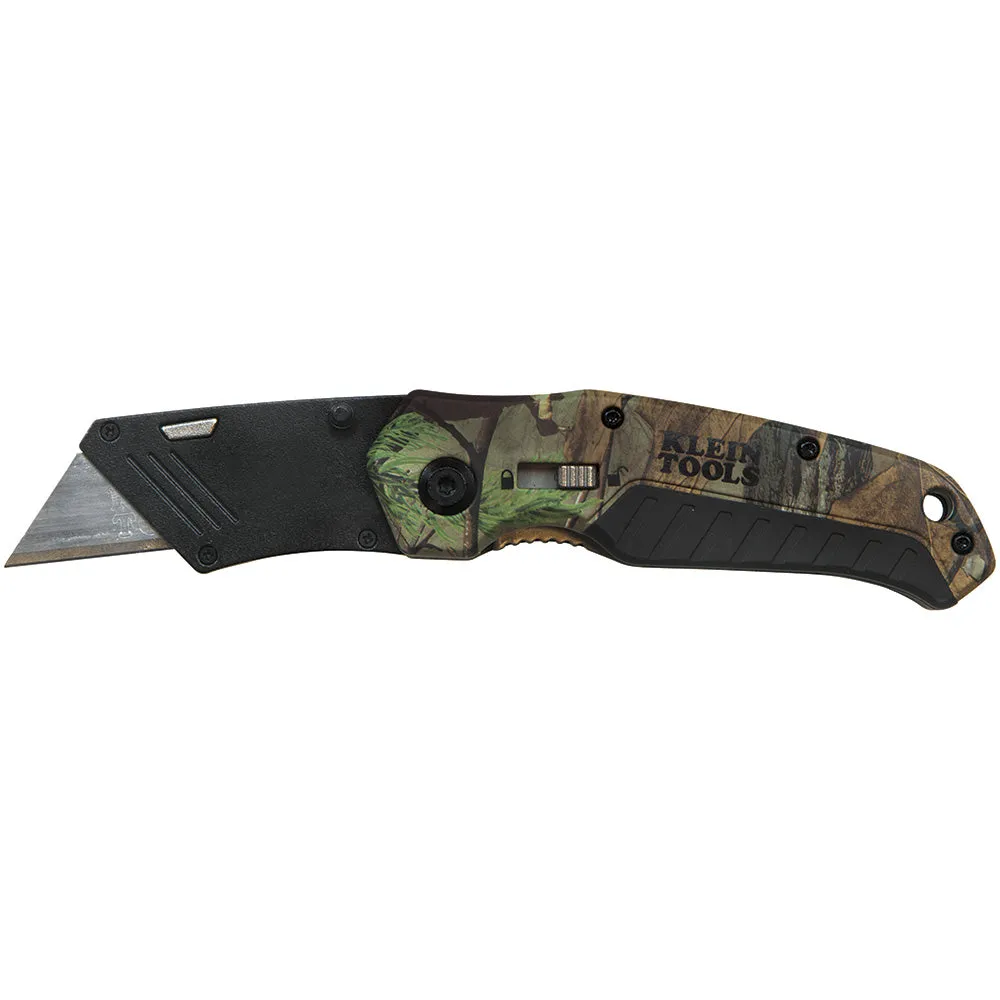 Folding Utility Knife Camo Assisted-Open