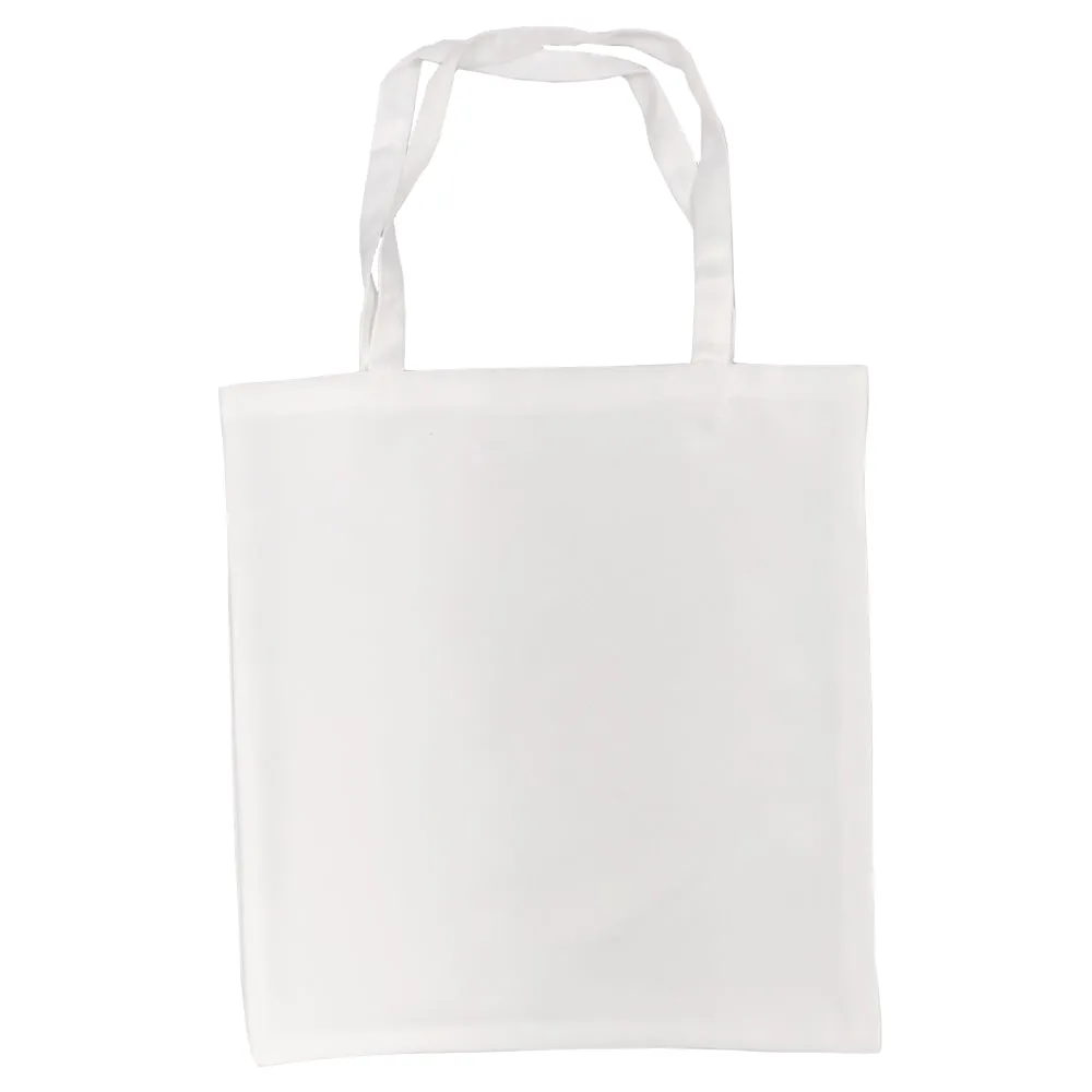 FULL CARTON - 100 x Tote Bags - Milan - Canvas White - 38cm x 40cm - Short Handles