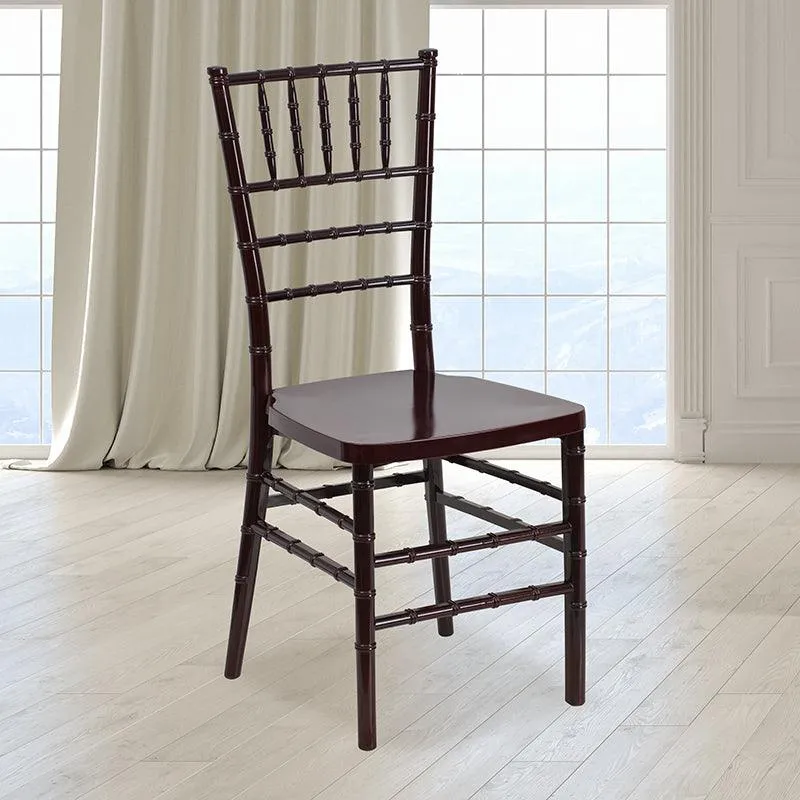 Hercules Premium Mahogany Resin Chiavari Chair