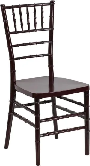 Hercules Premium Mahogany Resin Chiavari Chair