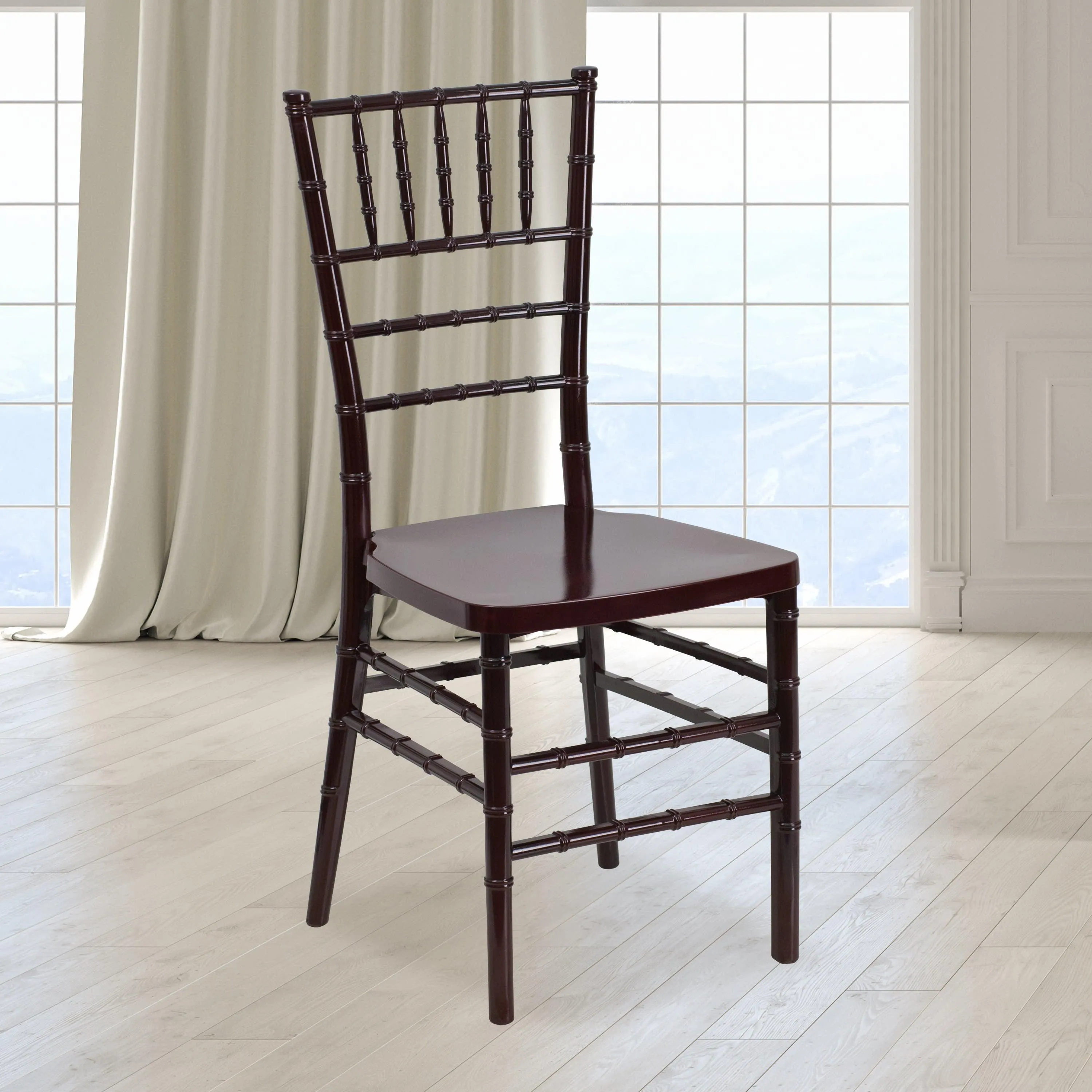 HERCULES PREMIUM Series Resin Stacking Chiavari Chair with Free Cushion