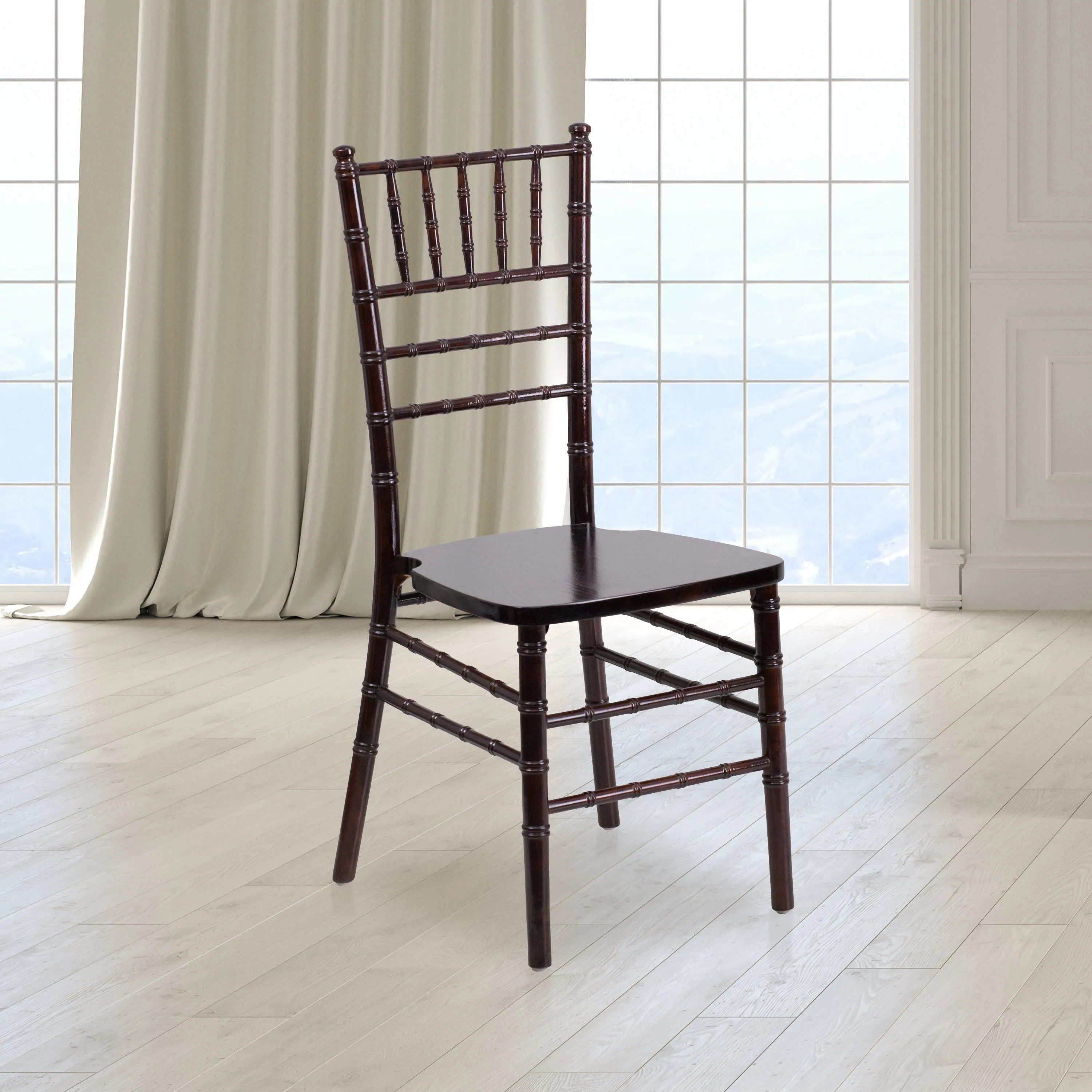 HERCULES Series Wood Chiavari Chair with Free Cushion