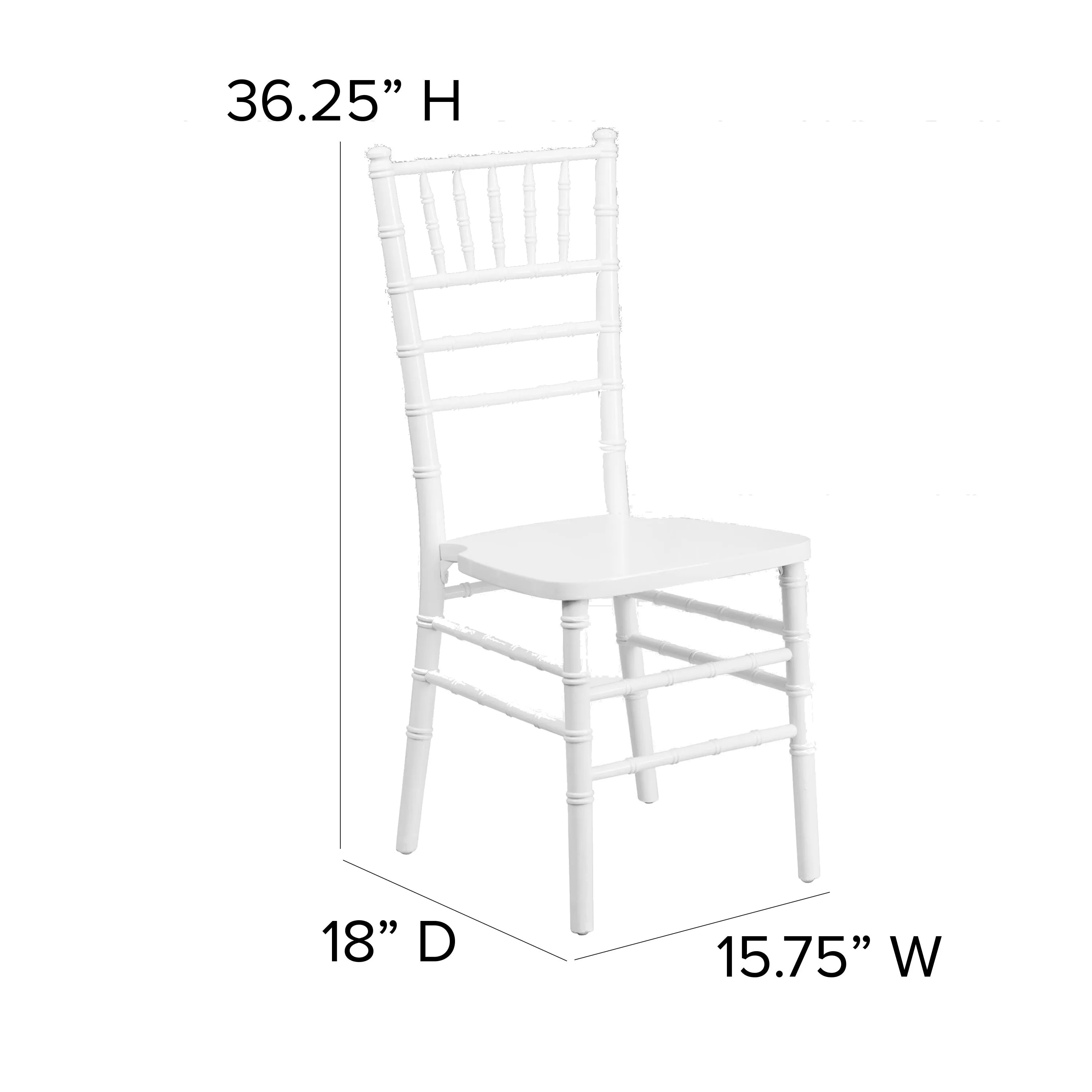 HERCULES Series Wood Chiavari Chair with Free Cushion