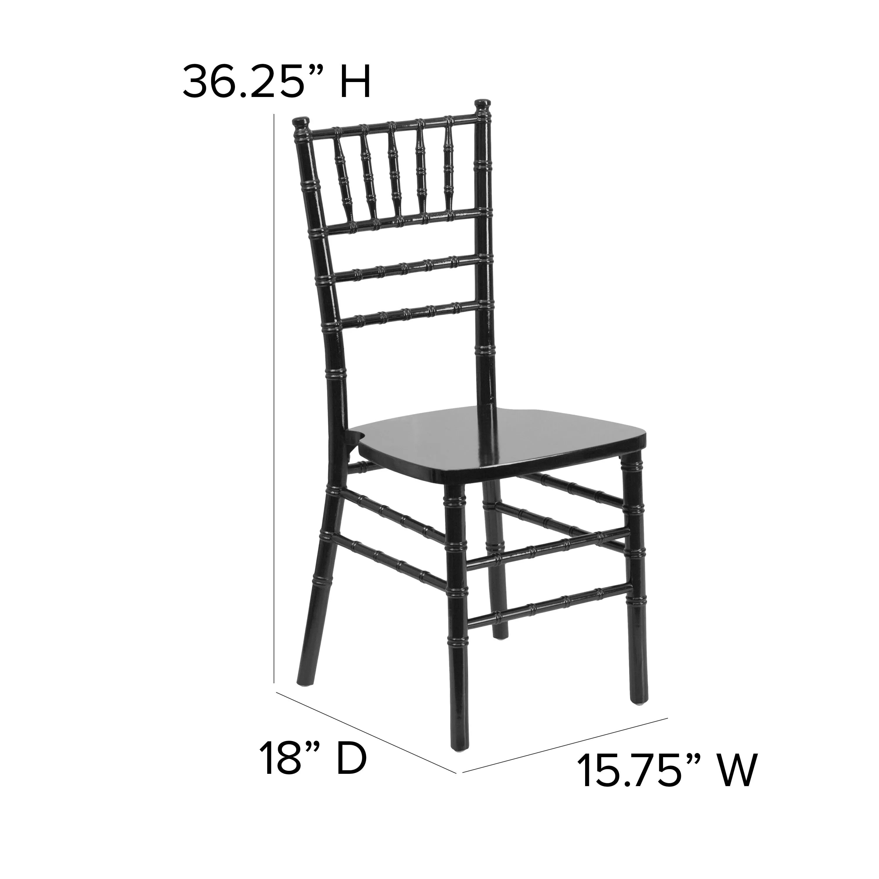 HERCULES Series Wood Chiavari Chair with Free Cushion