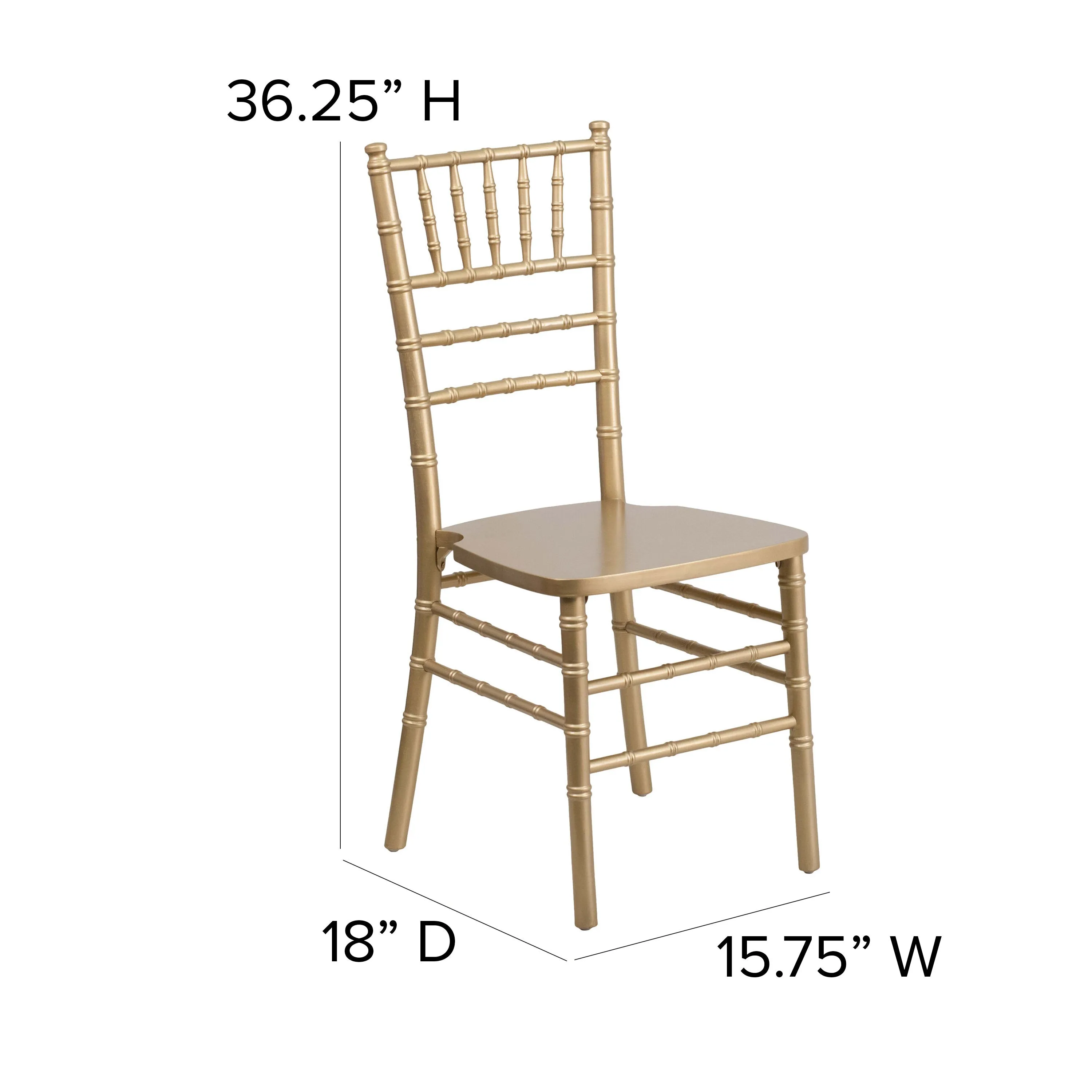 HERCULES Series Wood Chiavari Chair with Free Cushion