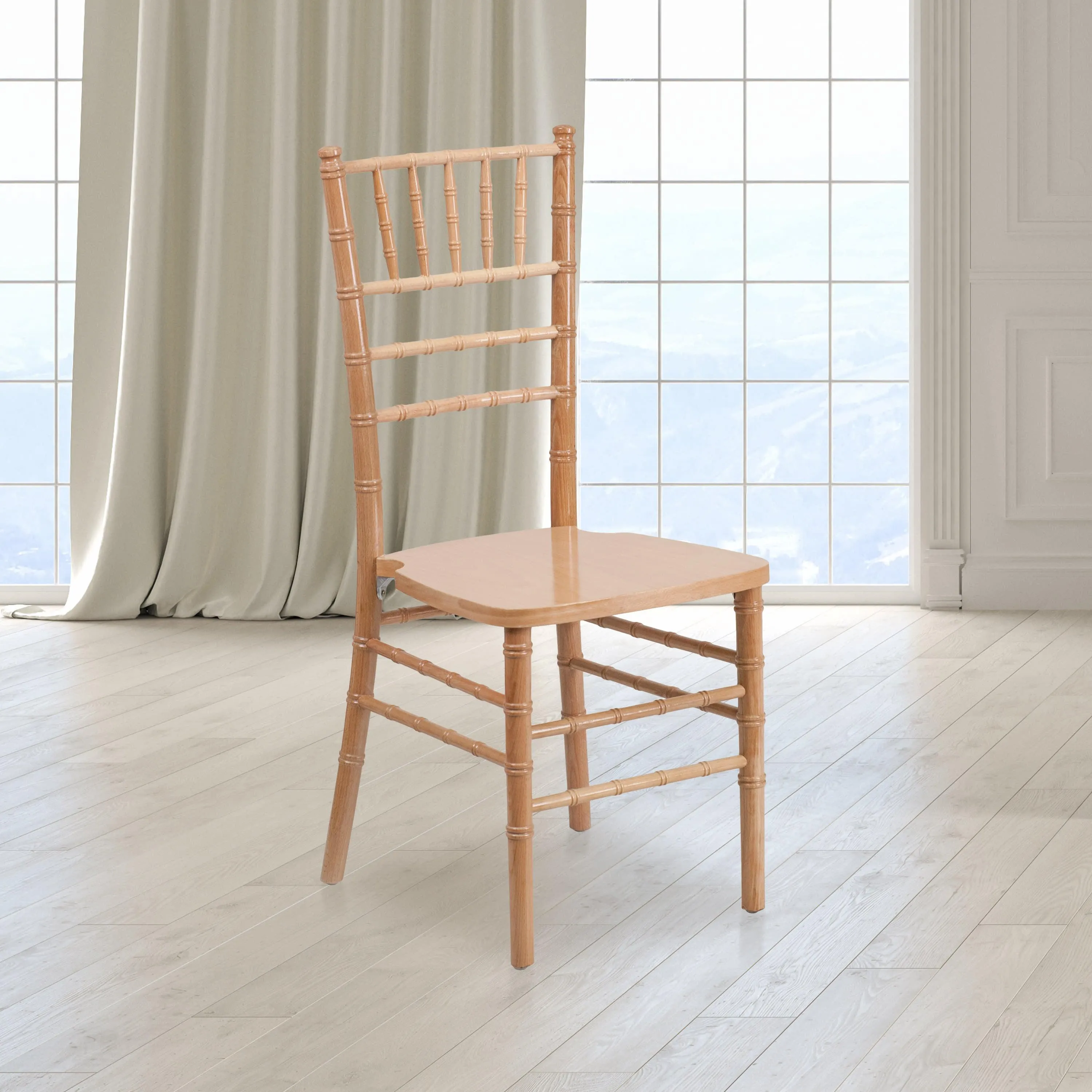 HERCULES Series Wood Chiavari Chair with Free Cushion