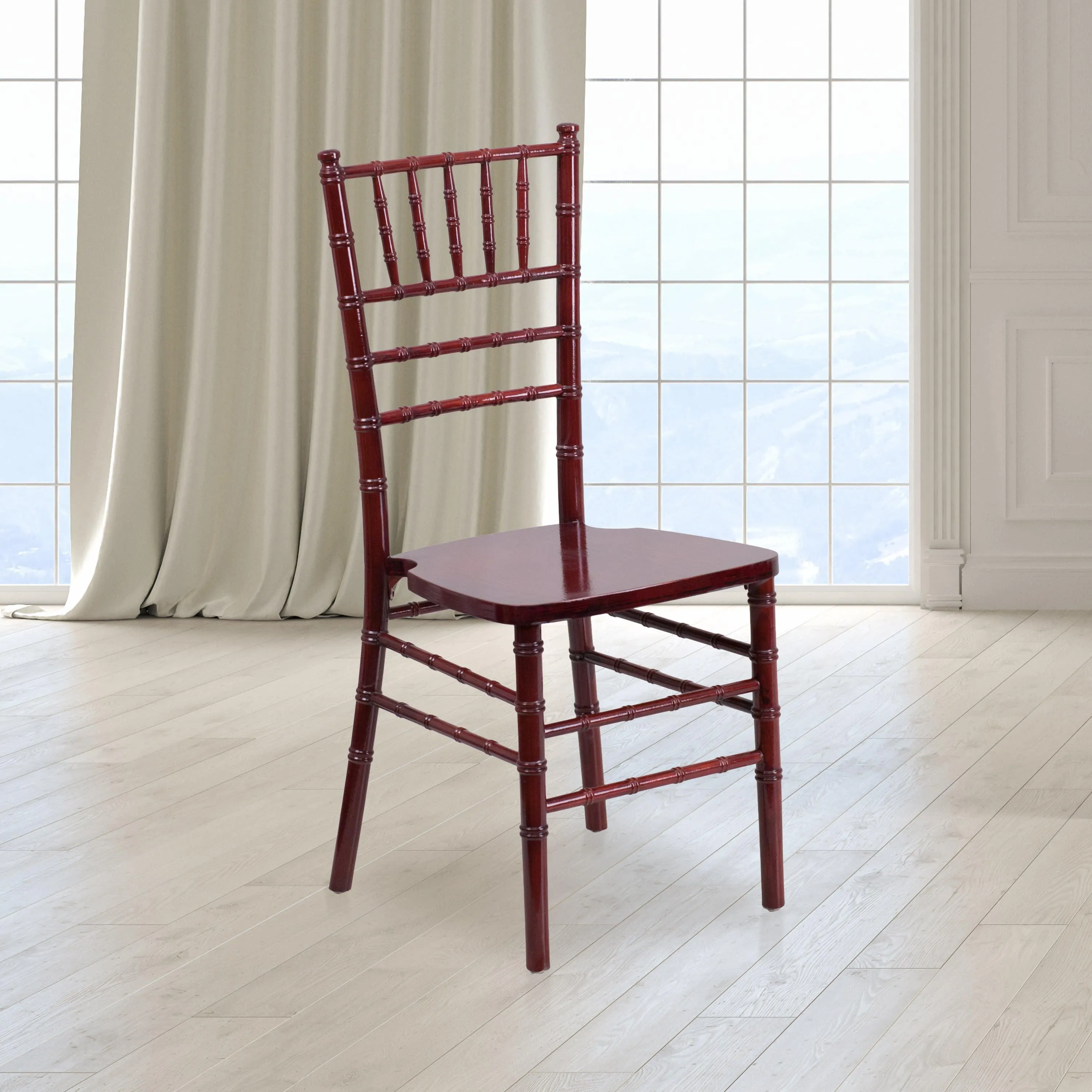 HERCULES Series Wood Chiavari Chair with Free Cushion