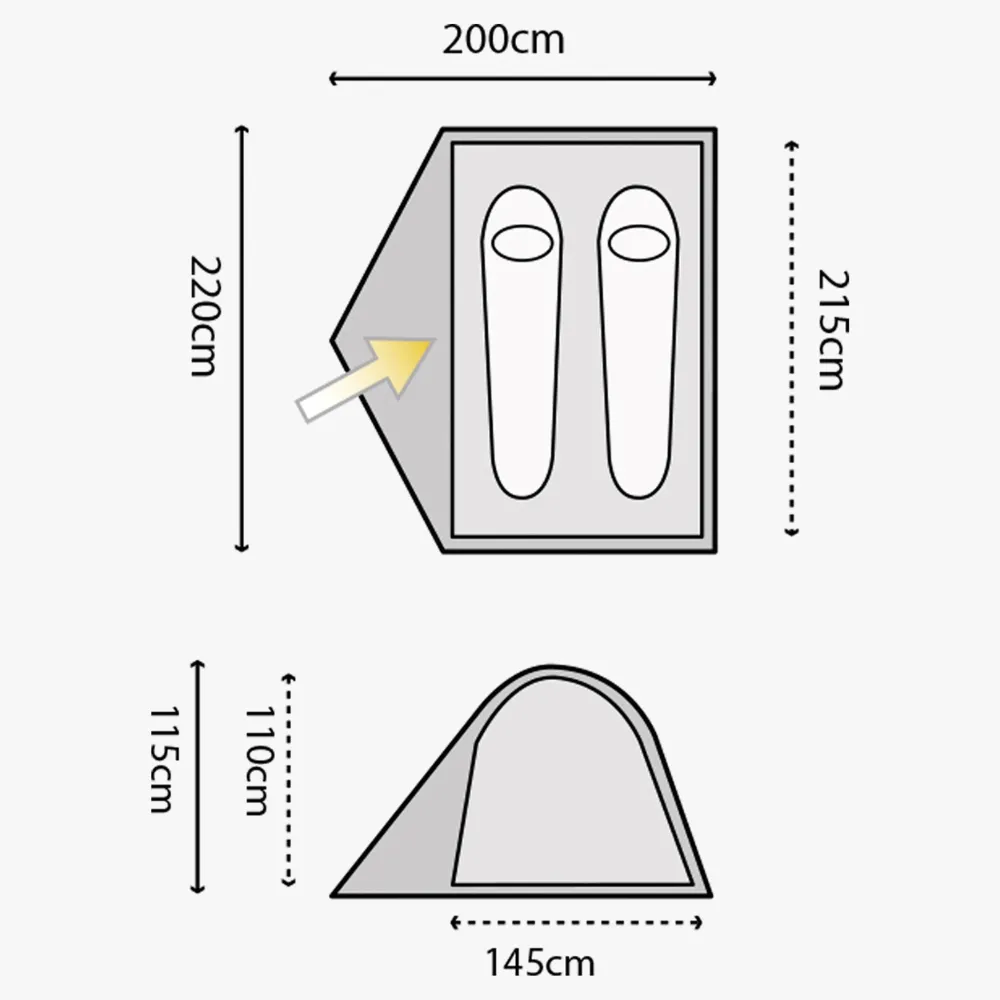 Highlander | Birch Dome Tent | 2 person