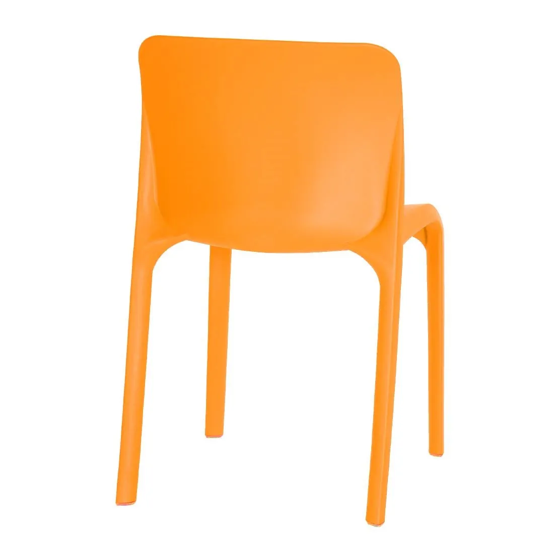 HX763 Origin POP Chair Deep Orange  480x500x790mm (Pack of 2)