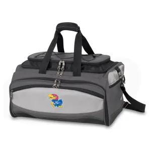 Kansas Jayhawks - Buccaneer Portable Charcoal Grill & Cooler Tote