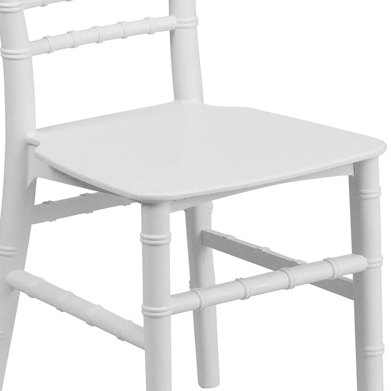 Kids White Resin Chiavari Chair