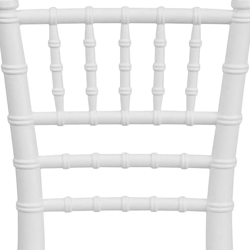 Kids White Resin Chiavari Chair