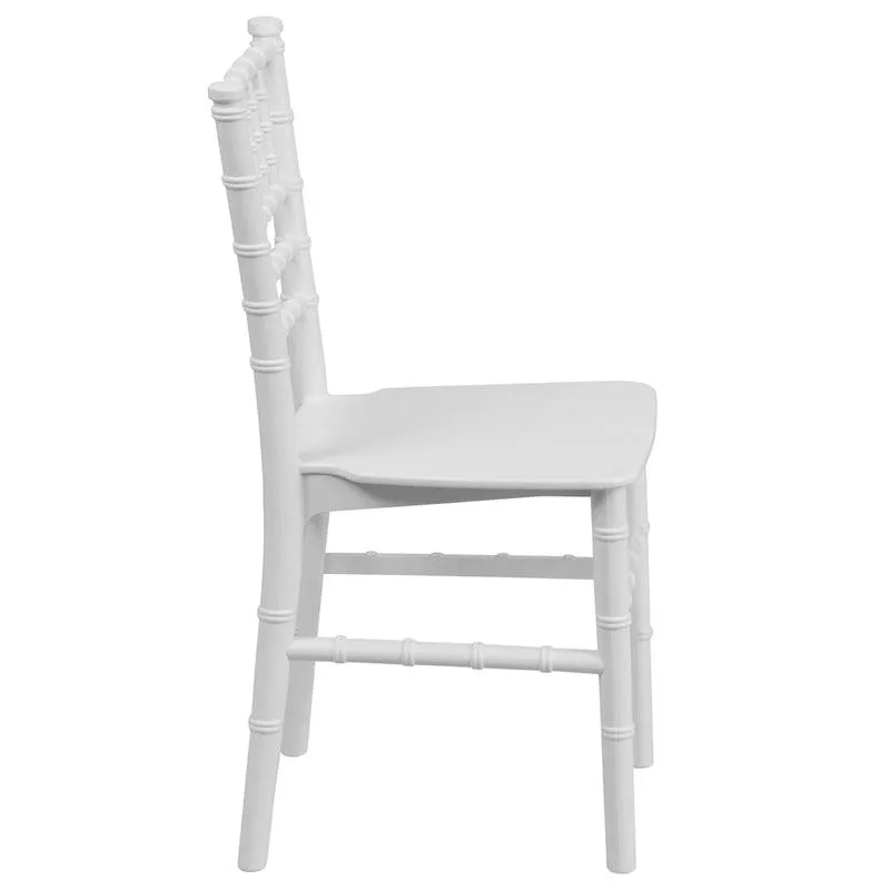 Kids White Resin Chiavari Chair