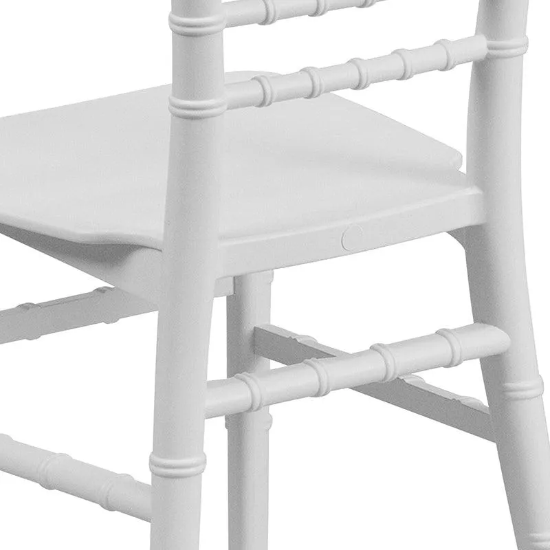 Kids White Resin Chiavari Chair