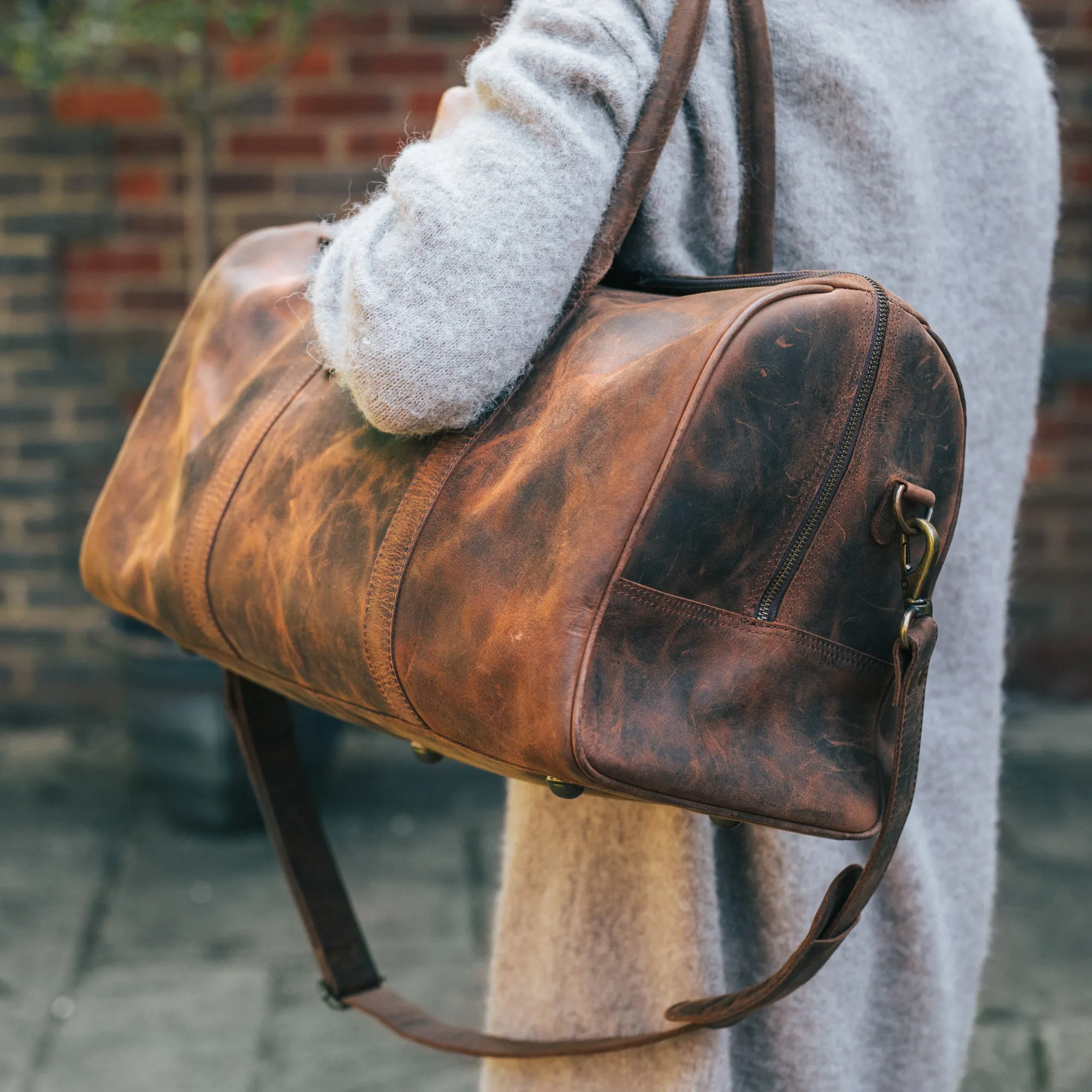 Leather Duffle Bag