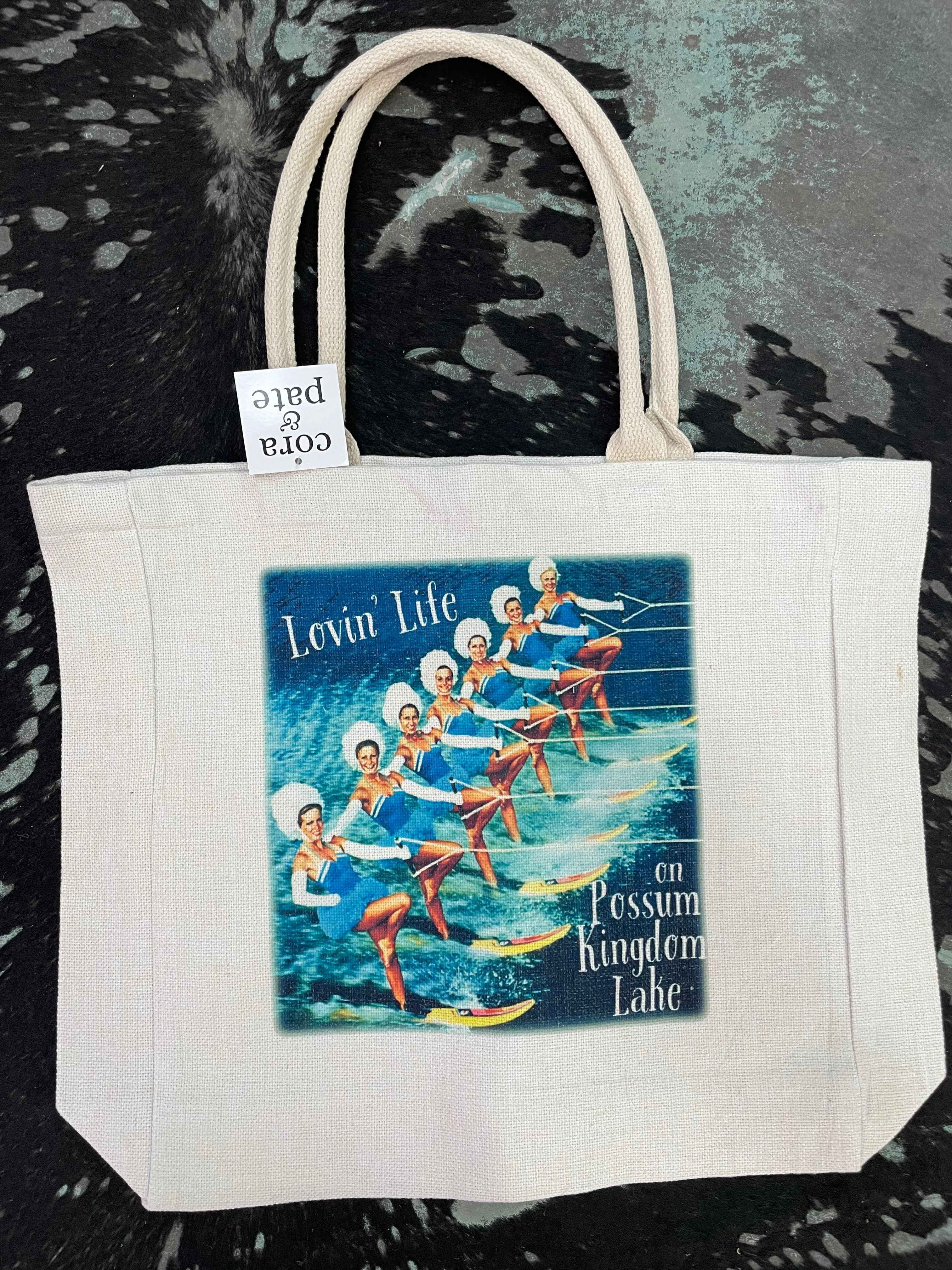 Lovin Life on Possum Kingdom Lake Water Skiers Tote