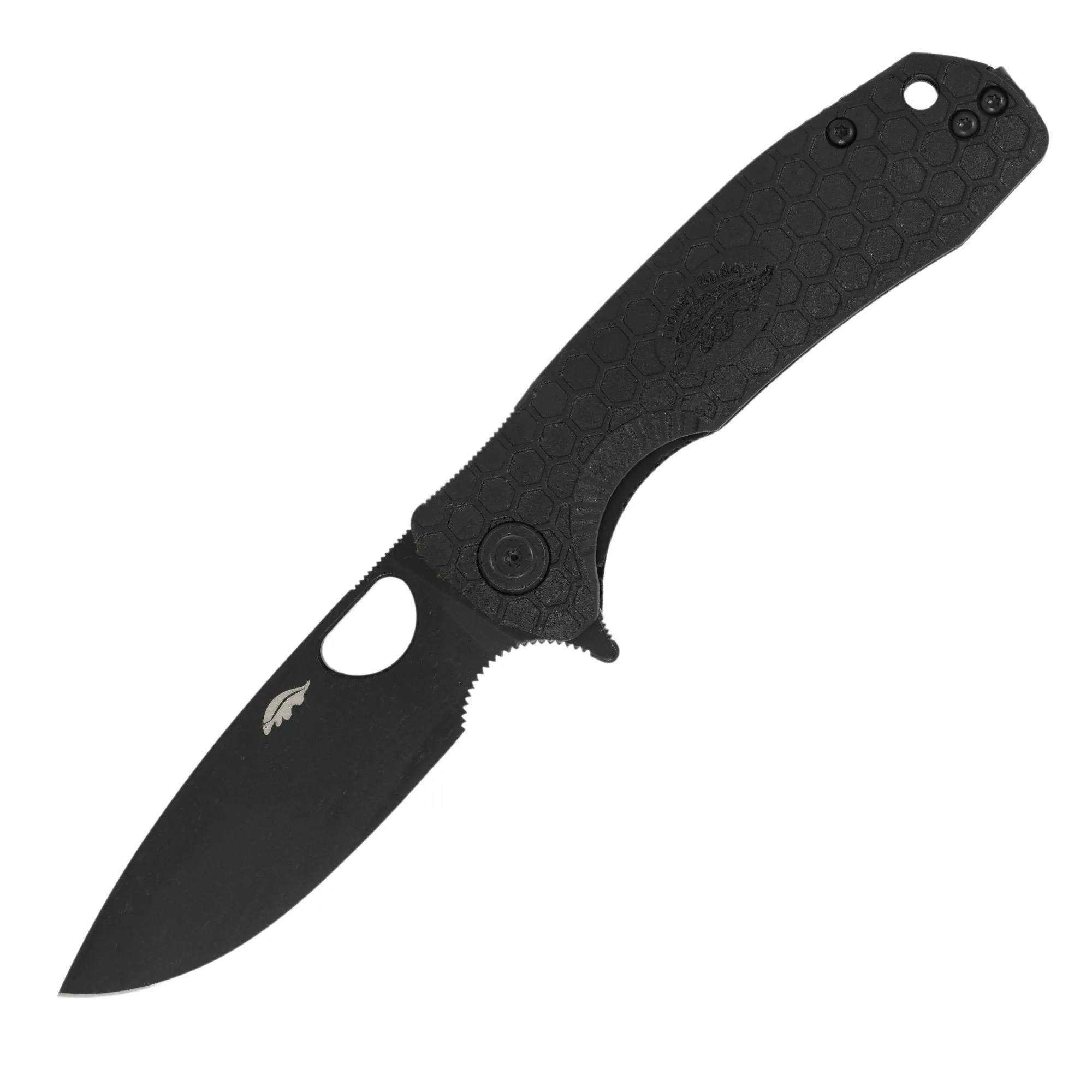 Medium Drop Point Knife - 8Cr13MoV Steel - Black Blade - Dealer