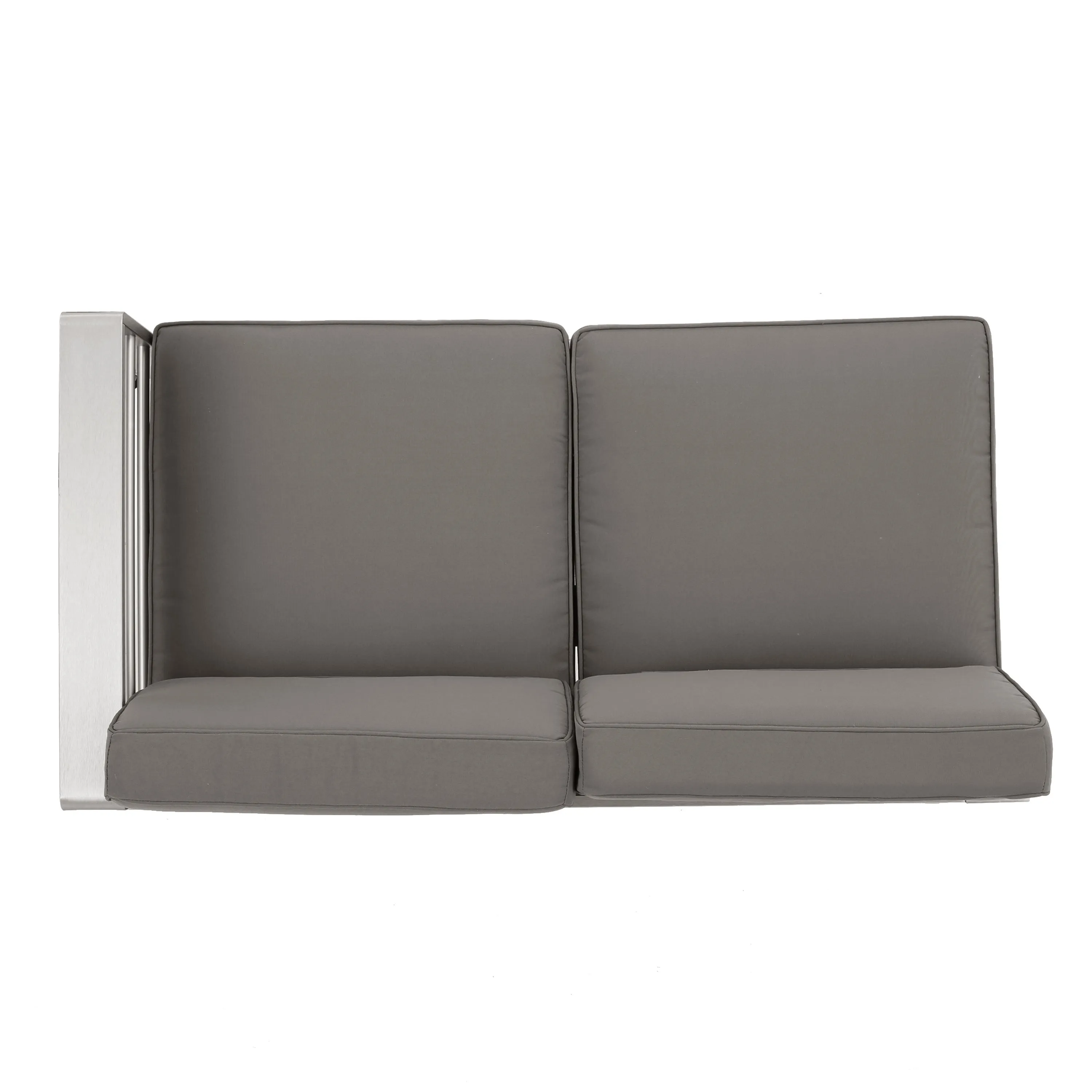 Melissa Outdoor 11 Seater Aluminum U-Shaped Sofa Sectional