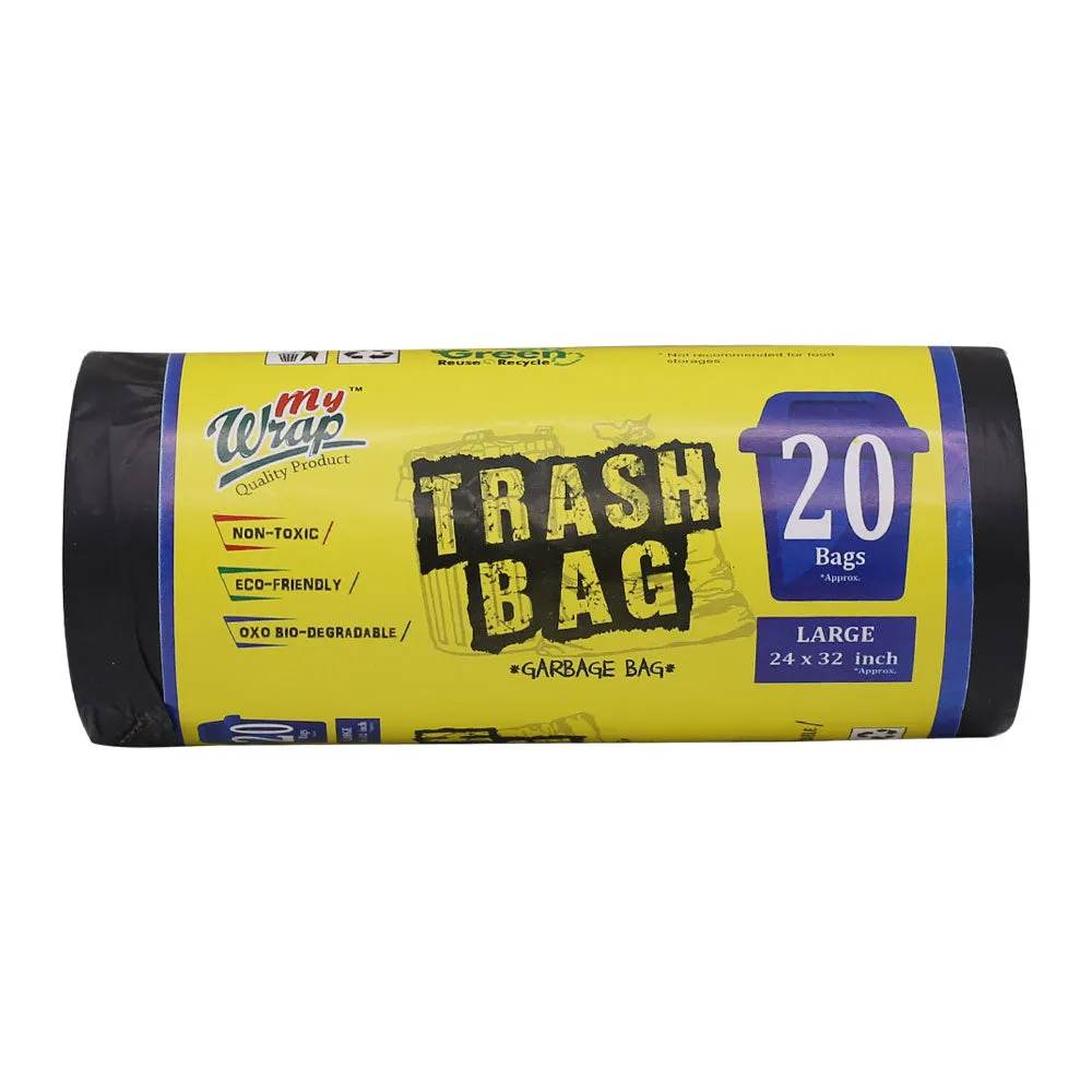 My Wrap Trash Bag 24 X 32 Inch 20 Bags