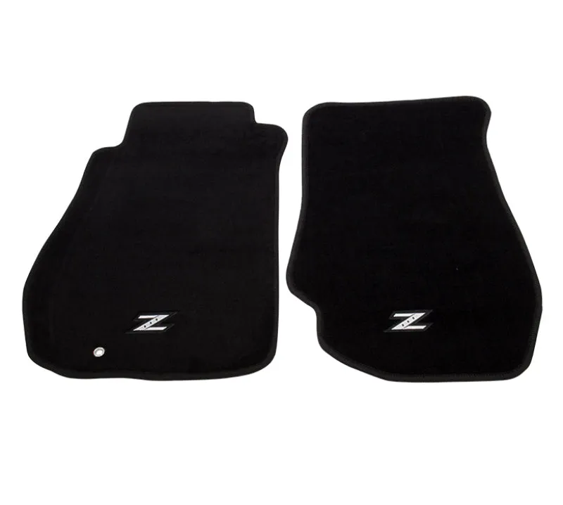 NRG Floor Mats Nissan 350Z (2003-2007) Black Front Set w/ Logo