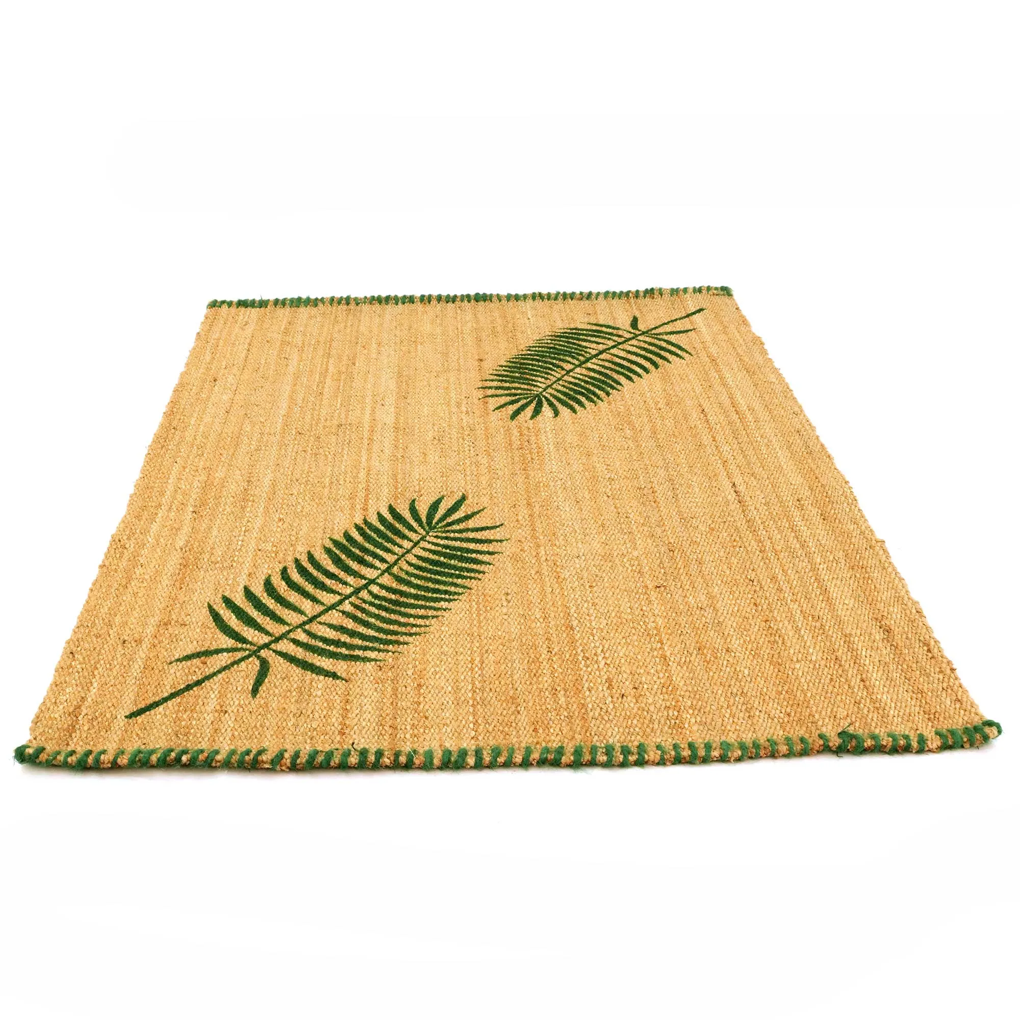 OnlyMat PalmSprings Luxe Rug - 100% Organic and Handwoven - Jute Carpet