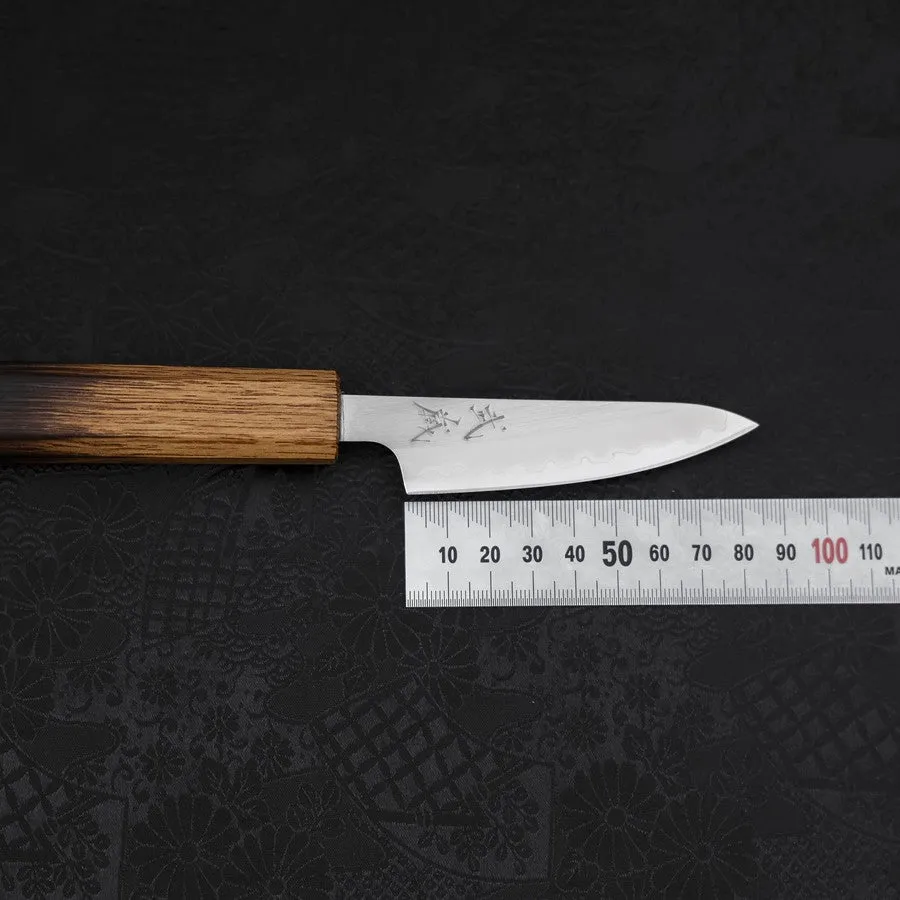 Paring White steel #1 Polished Yaki Urushi Handle 80mm