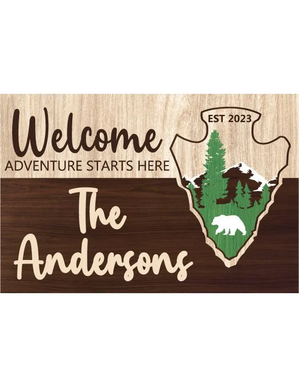 Personalized National Park Metal Wall Decor