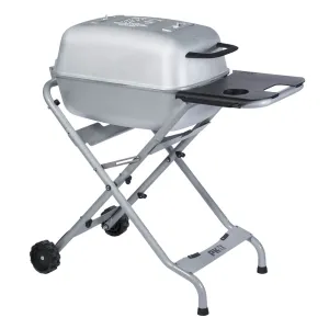 Portable Kitchens PK The Original PK-TX Grill & Smoker Silver Color TX Cart